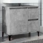 Mueble de lavabo madera ingeniería gris hormigón 65x33x60 cm von , Badezimmerwaschtische - Ref: Foro24-857122, Preis: 64,36 €...