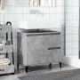 Mueble de lavabo madera ingeniería gris hormigón 65x33x60 cm von , Badezimmerwaschtische - Ref: Foro24-857122, Preis: 64,36 €...