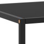 Black coffee table with black glass 120x50x35 cm by vidaXL, Coffee table - Ref: Foro24-322884, Price: 87,99 €, Discount: %