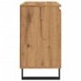 Mueble de lavabo madera de ingeniería roble artisan 65x33x60 cm by , Bathroom furniture - Ref: Foro24-857230, Price: 83,89 €,...