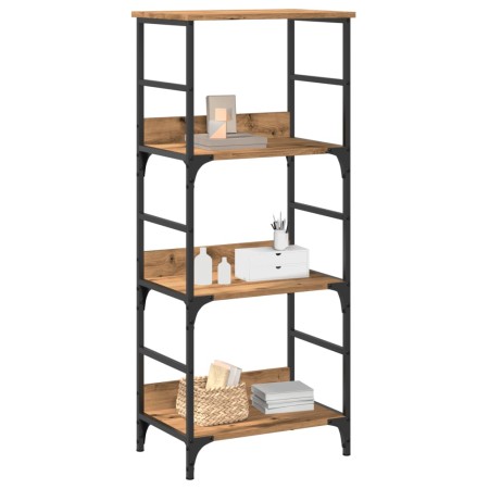 Estantería de madera de ingeniería roble artisan 50x33x117,5 cm by , Shelves - Ref: Foro24-857467, Price: 60,77 €, Discount: %