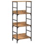 Estantería de madera de ingeniería roble artisan 50x33x117,5 cm by , Shelves - Ref: Foro24-857467, Price: 60,77 €, Discount: %