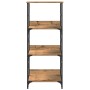 Estantería de madera de ingeniería roble artisan 50x33x117,5 cm by , Shelves - Ref: Foro24-857467, Price: 60,77 €, Discount: %