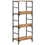 Estantería de madera de ingeniería roble artisan 50x33x117,5 cm by , Shelves - Ref: Foro24-857467, Price: 60,77 €, Discount: %