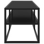 Mueble para TV negro con vidrio negro 120x40x40 cm de vidaXL, Muebles TV - Ref: Foro24-322860, Precio: 100,45 €, Descuento: %