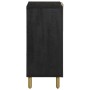 Aparador de madera de ingeniería negro 90x33x75 cm de , Almacenamiento para CD y DVD - Ref: Foro24-4017676, Precio: 162,58 €,...