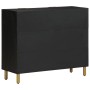 Aparador de madera de ingeniería negro 90x33x75 cm de , Almacenamiento para CD y DVD - Ref: Foro24-4017676, Precio: 162,58 €,...