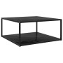 Mesa de centro negra vidrio templado 80x80x35 cm de vidaXL, Mesas de centro - Ref: Foro24-322895, Precio: 87,99 €, Descuento: %