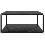 Mesa de centro negra vidrio templado 80x80x35 cm de vidaXL, Mesas de centro - Ref: Foro24-322895, Precio: 87,99 €, Descuento: %