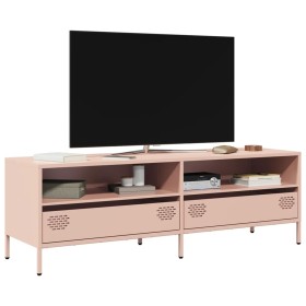 Mueble para TV acero laminado en frío rosa