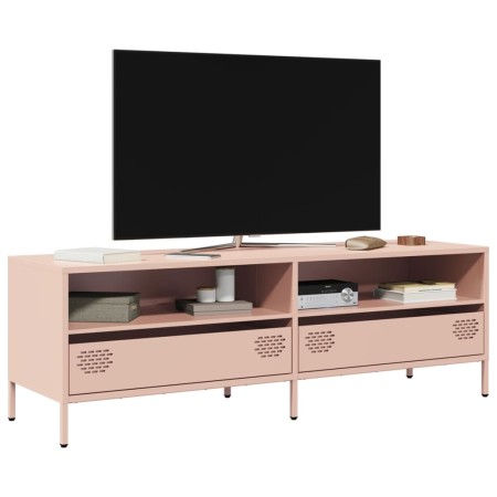 Mueble para TV acero laminado en frío rosa 135x39x43,5 cm | Foro24|Onlineshop| Casa, Jardín y Más Foro24.es