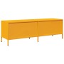 Mueble para TV acero laminado en frío amarillo 135x39x43,5 cm de , Muebles TV - Ref: Foro24-851337, Precio: 197,28 €, Descuen...