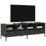 Mueble para TV acero laminado en frío negro 135x39x43,5 cm | Foro24|Onlineshop| Casa, Jardín y Más Foro24.es