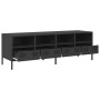 Mueble para TV acero laminado en frío negro 135x39x43,5 cm | Foro24|Onlineshop| Casa, Jardín y Más Foro24.es