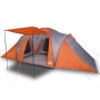 Tienda familiar con cúpula impermeable 6 personas gris naranja | Foro24|Onlineshop| Casa, Jardín y Más Foro24.es