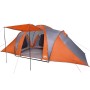 Tienda familiar con cúpula impermeable 6 personas gris naranja | Foro24|Onlineshop| Casa, Jardín y Más Foro24.es