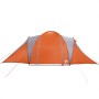 Tienda familiar con cúpula impermeable 6 personas gris naranja | Foro24|Onlineshop| Casa, Jardín y Más Foro24.es