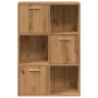 Estantería de madera de ingeniería roble artisan 60,5x30x90 cm de , Librerías y estanterías - Ref: Foro24-855971, Precio: 78,...