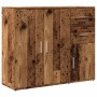 Aparador de madera de ingeniería envejecida 91x29,5x75 cm de , Aparadores - Ref: Foro24-855906, Precio: 97,78 €, Descuento: %