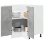 Mueble cocina madera ingeniería gris hormigón 75,5x75,5x81,5 cm de , Armarios de cocina - Ref: Foro24-856094, Precio: 82,27 €...