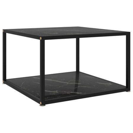 Mesa de centro negra vidrio templado 60x60x35 cm de vidaXL, Mesas de centro - Ref: Foro24-322890, Precio: 82,99 €, Descuento: %