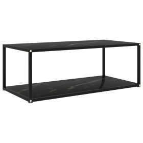 Mesa de centro vidrio templado negro 100x50x35 cm de vidaXL, Mesas de centro - Ref: Foro24-322900, Precio: 86,99 €, Descuento: %