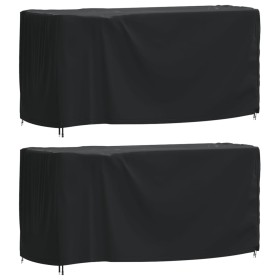 Cubiertas muebles jardín 2 uds impermeable 420D 180x70x90 cm by , Garden furniture covers - Ref: Foro24-3196432, Price: 46,09...