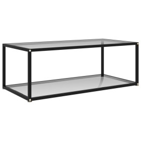 Transparent tempered glass coffee table 100x50x35 cm by vidaXL, Coffee table - Ref: Foro24-322897, Price: 84,52 €, Discount: %