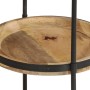 Mesa auxiliar madera maciza de mango Ø55x83 cm | Foro24|Onlineshop| Casa, Jardín y Más Foro24.es