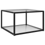 Transparent tempered glass coffee table 60x60x35 cm by vidaXL, Coffee table - Ref: Foro24-322887, Price: 79,74 €, Discount: %