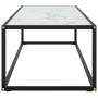 Mesa de centro negra con vidrio de mármol blanco 120x50x35 cm de vidaXL, Mesas de centro - Ref: Foro24-322885, Precio: 85,99 ...