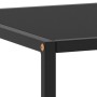 Black coffee table with black glass 100x50x35 cm by vidaXL, Coffee table - Ref: Foro24-322880, Price: 71,40 €, Discount: %