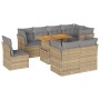 Set de sofás de jardín con cojines 9 pzas ratán sintético beige | Foro24|Onlineshop| Casa, Jardín y Más Foro24.es