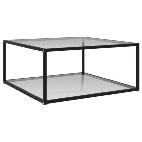 Transparenter Couchtisch aus gehärtetem Glas 80x80x35 cm von vidaXL, Couchtisch - Ref: Foro24-322892, Preis: 110,99 €, Rabatt: %