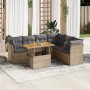 Set sofás de jardín 7 piezas y cojines ratán sintético beige von , Gartensets - Ref: Foro24-3326936, Preis: 521,11 €, Rabatt: %