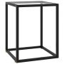 Coffee table with black tempered glass 40x40x50 cm by vidaXL, Coffee table - Ref: Foro24-322907, Price: 32,68 €, Discount: %