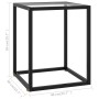 Coffee table with black tempered glass 40x40x50 cm by vidaXL, Coffee table - Ref: Foro24-322907, Price: 32,68 €, Discount: %