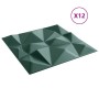 Paneles de pared 12 uds XPS diamanteverde 50x50 cm 3 m² | Foro24|Onlineshop| Casa, Jardín y Más Foro24.es