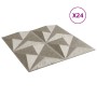 Paneles de pared 24 uds XPS origami Beton 50x50 cm 6 m² | Foro24|Onlineshop| Casa, Jardín y Más Foro24.es