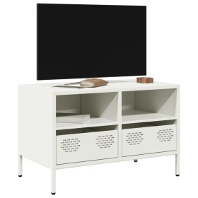 Mueble para TV acero laminado en frío blanco 68x39x43,5 cm von , TV-Möbel - Ref: Foro24-851321, Preis: 138,63 €, Rabatt: %