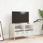 Mueble para TV acero laminado en frío blanco 68x39x43,5 cm by , TV Furniture - Ref: Foro24-851321, Price: 138,63 €, Discount: %