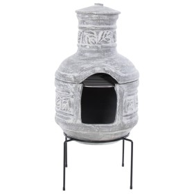 Redfire Fireplace Acopulco light gray clay by RedFire, Chimneys - Ref: Foro24-433451, Price: 198,99 €, Discount: %