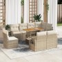 Set de sofás de jardín con cojines 9 pzas ratán sintético beige | Foro24|Onlineshop| Casa, Jardín y Más Foro24.es