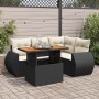 Set de muebles de jardín 5 pzas y cojines ratán sintético negro | Foro24|Onlineshop| Casa, Jardín y Más Foro24.es