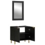 Juego de muebles de baño 2 pzas madera contrachapada negro de , Muebles de baño - Ref: Foro24-3309994, Precio: 154,64 €, Desc...