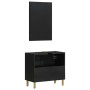 Juego de muebles de baño 2 pzas madera contrachapada negro von , Badezimmermöbel - Ref: Foro24-3309994, Preis: 154,64 €, Raba...