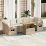 Set de sofás de jardín y cojines 8 piezas ratán sintético beige | Foro24|Onlineshop| Casa, Jardín y Más Foro24.es