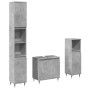 Set muebles de baño 2 piezas madera contrachapada gris hormigón de , Muebles de baño - Ref: Foro24-3324952, Precio: 167,38 €,...