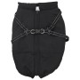 Abrigo para perro con arnés impermeable reflectante 4XL negro by , Clothes for dogs - Ref: Foro24-4019646, Price: 21,71 €, Di...