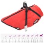 Abrigo para perro con arnés impermeable reflectante 6XL rojo de , Ropa para perros - Ref: Foro24-4019891, Precio: 24,44 €, De...